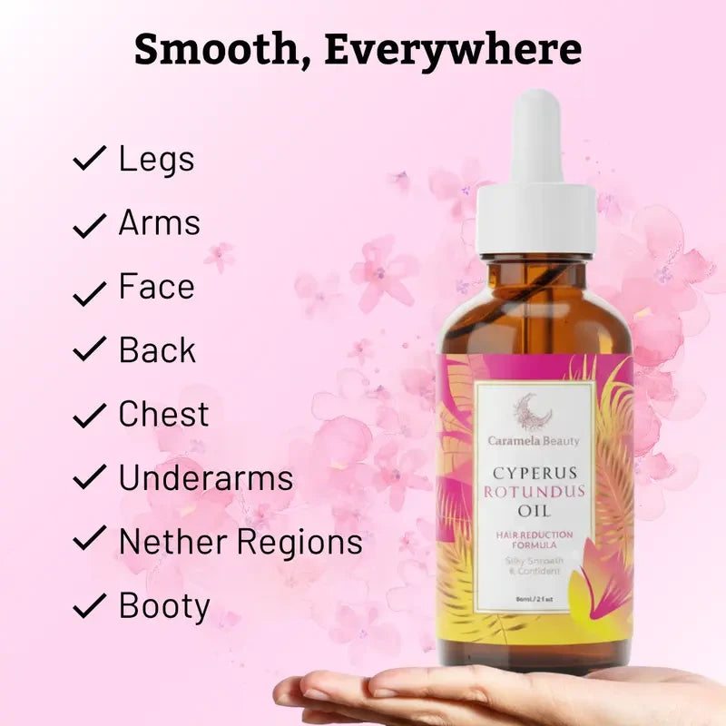 Caramela Beauty Cyperus Rotundus Hair Reduction Oil