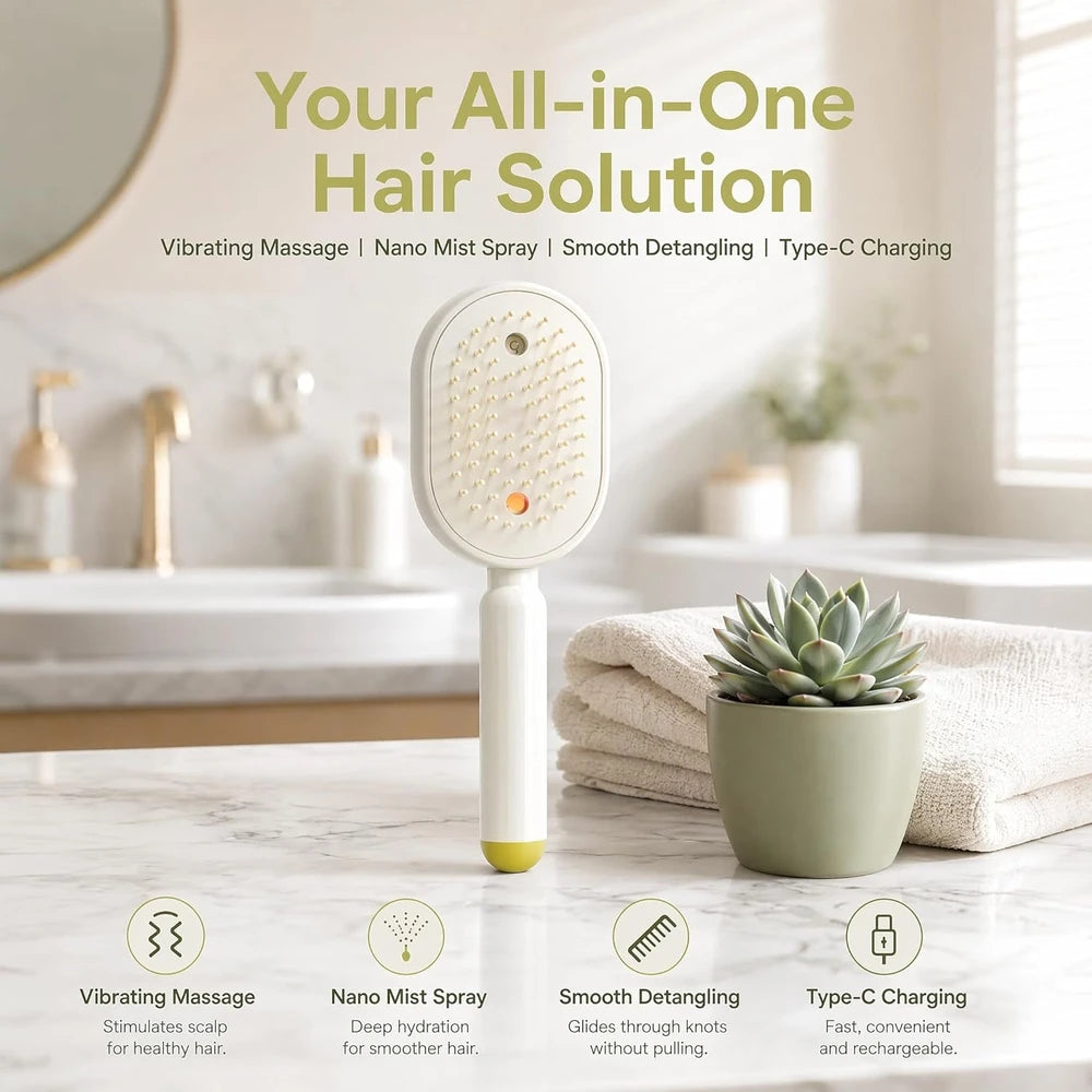 Electric Spray Massage Comb