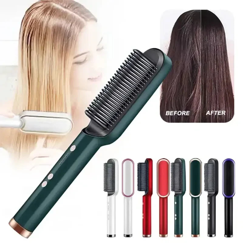 Ceramic Hair Straightening Brush